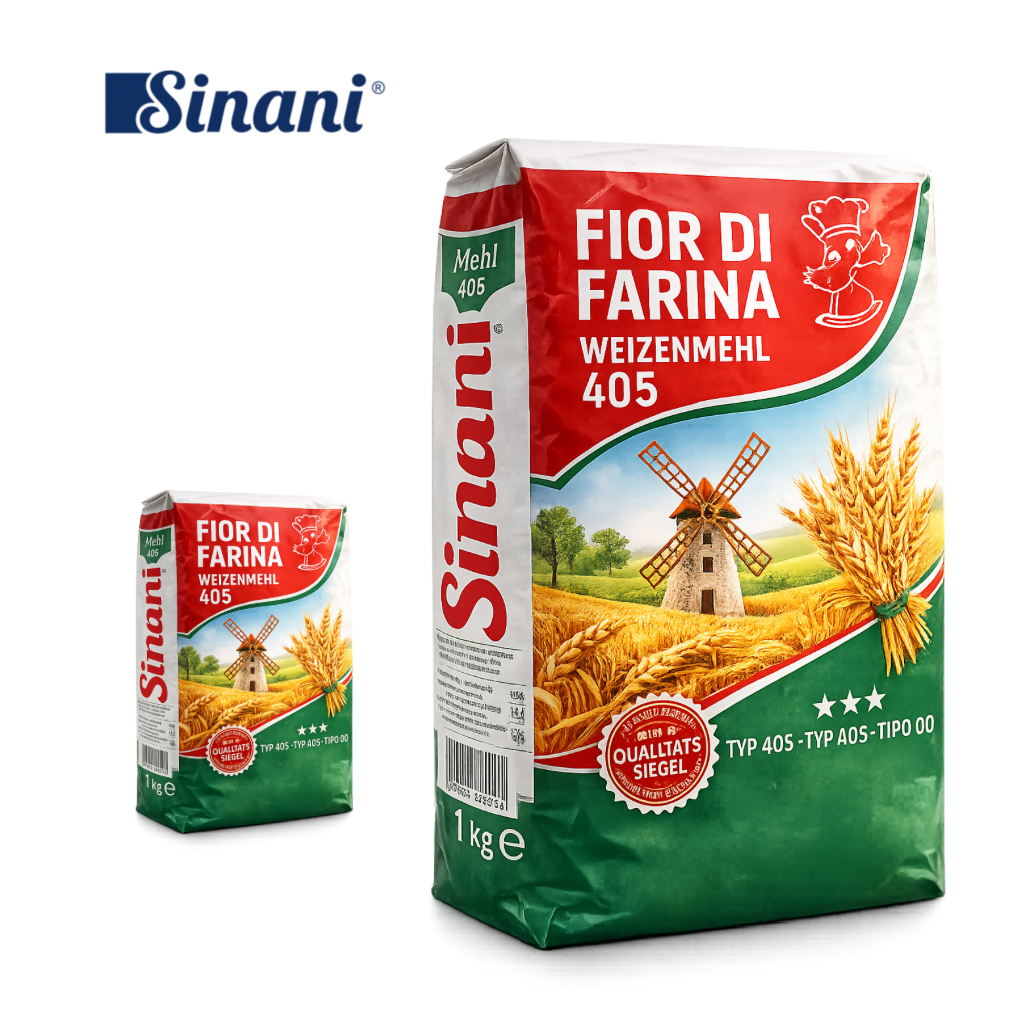 Mehl 405 1kg, 10kg, 25kg, Fior di Farina SINANI