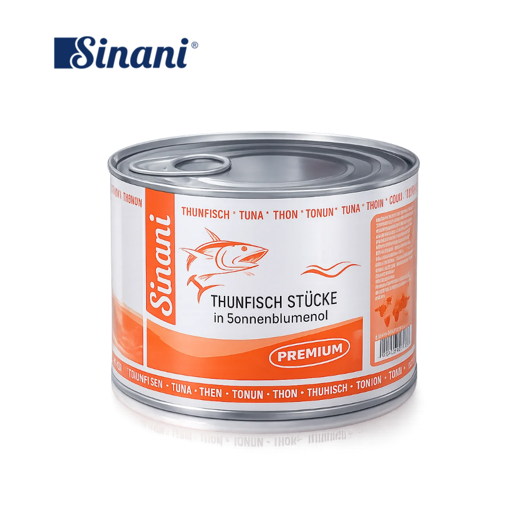 Thunfisch Stücke in Sonnenblumenöl SINANI