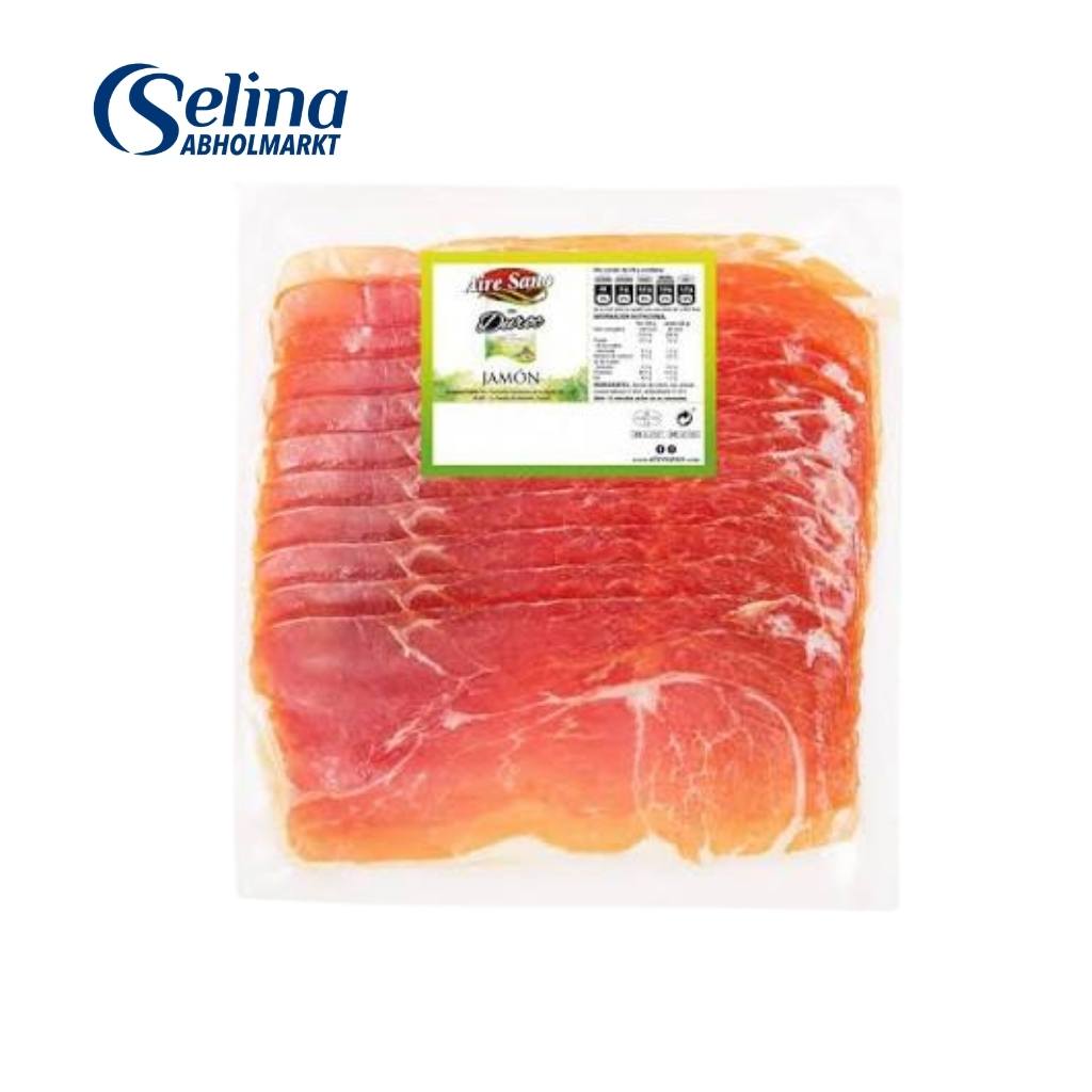 Serrano-Schinken geschnitten