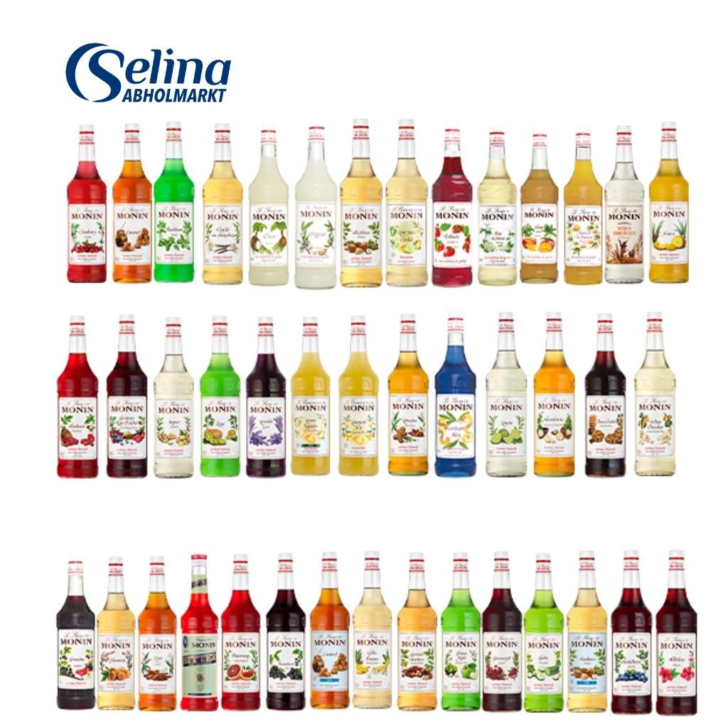 Monin Sirup verschiedene Geschmäcker