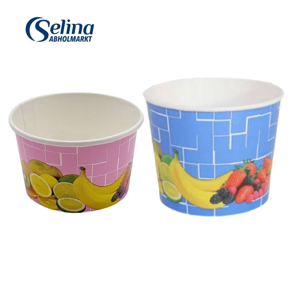 Eisbecher Pink & Blau