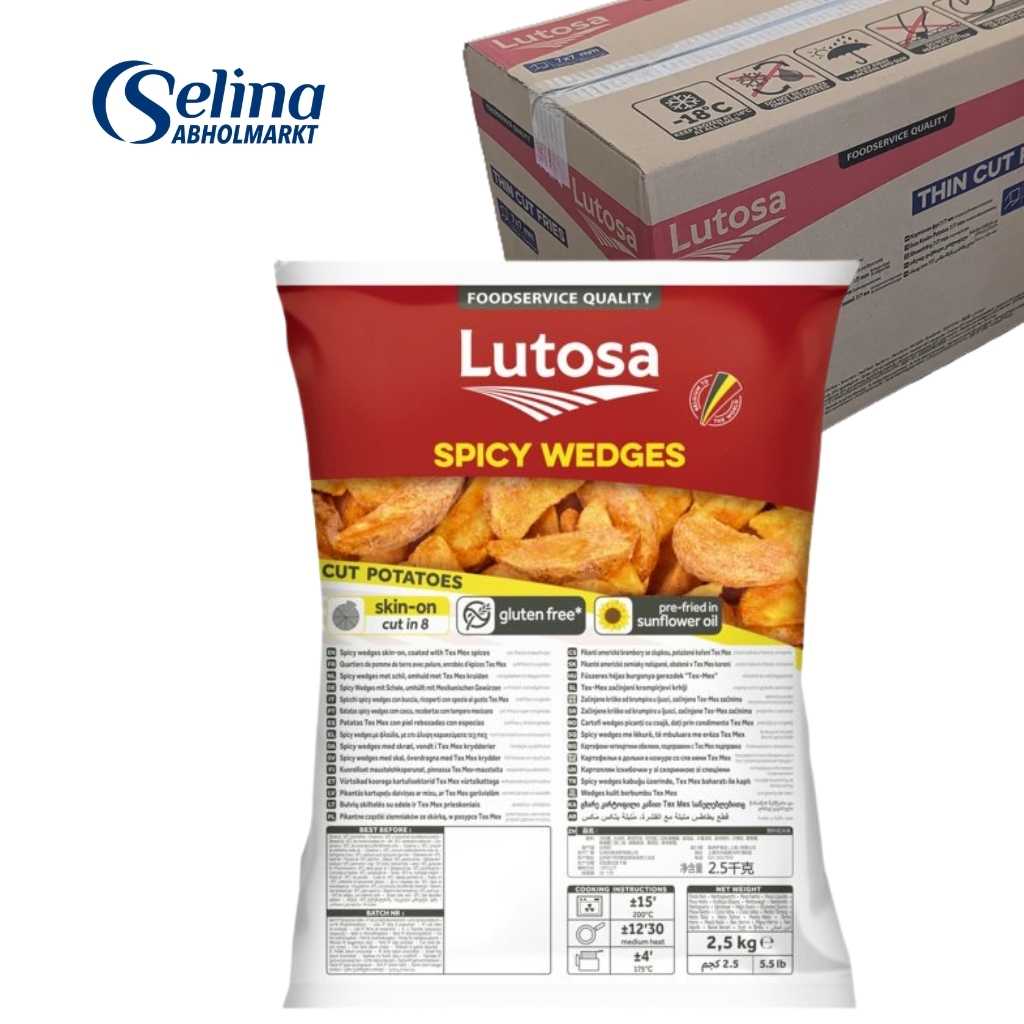 Lutosa Spicy Wedges